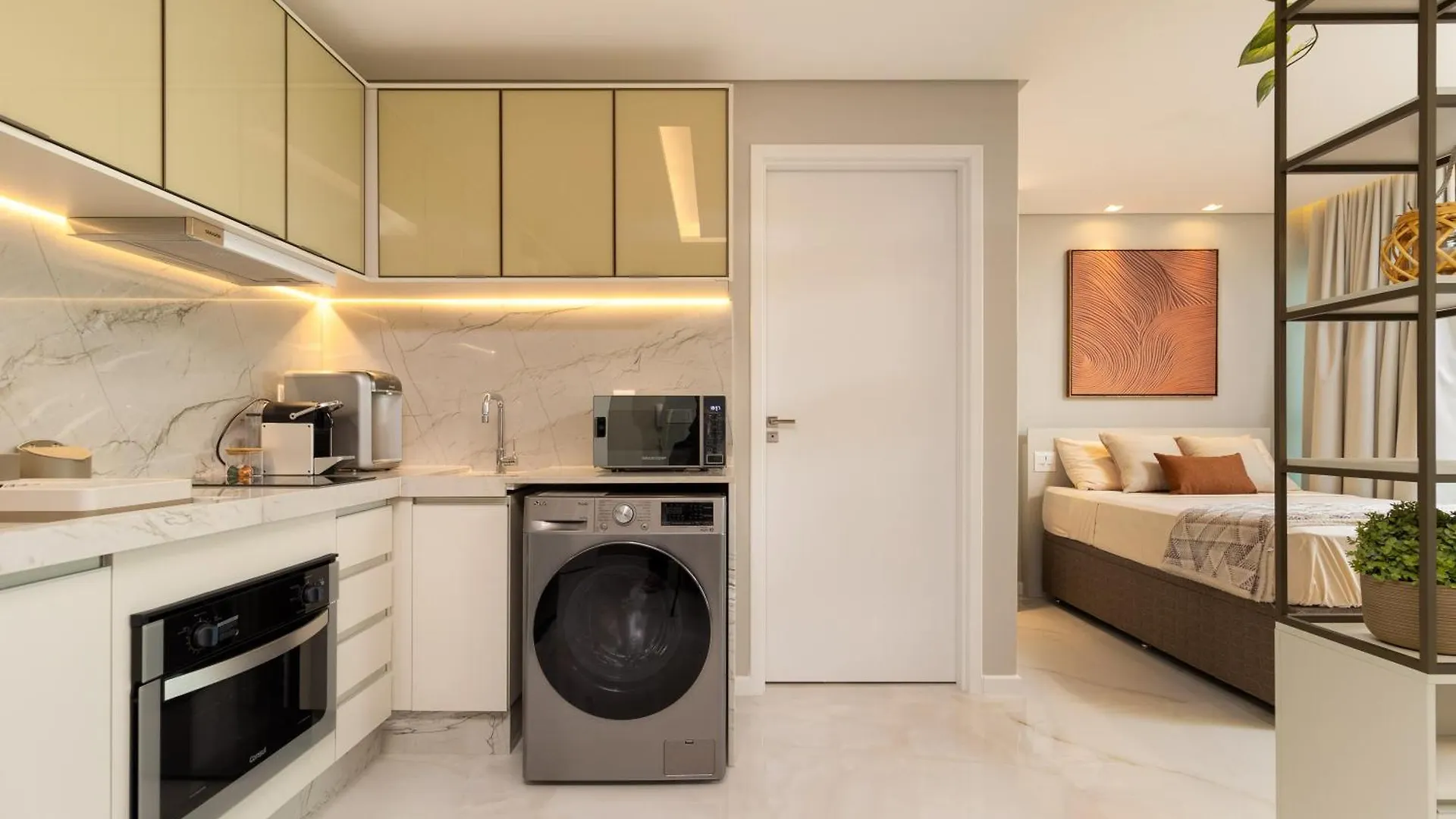 Апартаменты Flat Parque Do Cais Aconchegante Ресифи