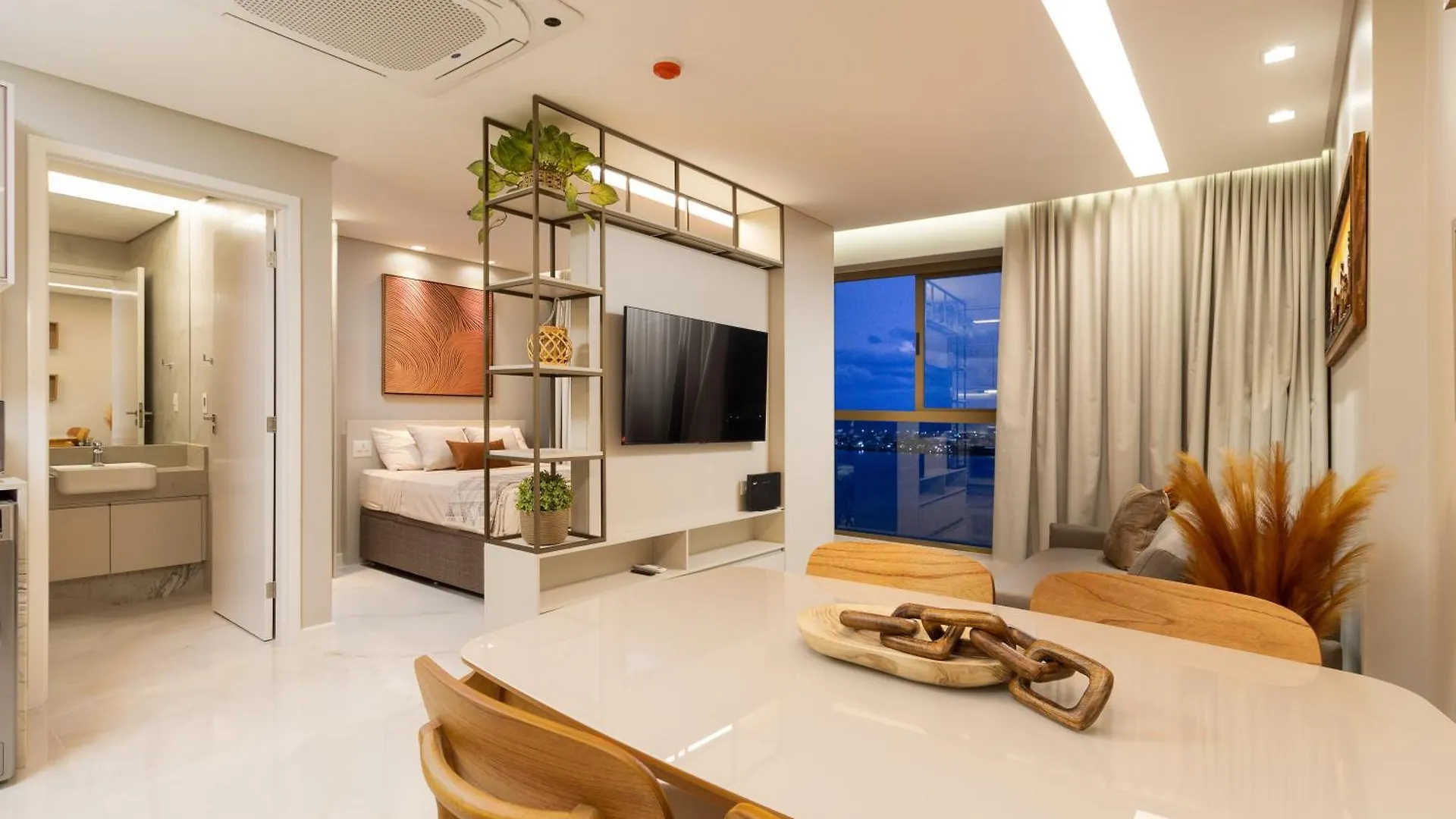 Апартаменты Flat Parque Do Cais Aconchegante Ресифи
