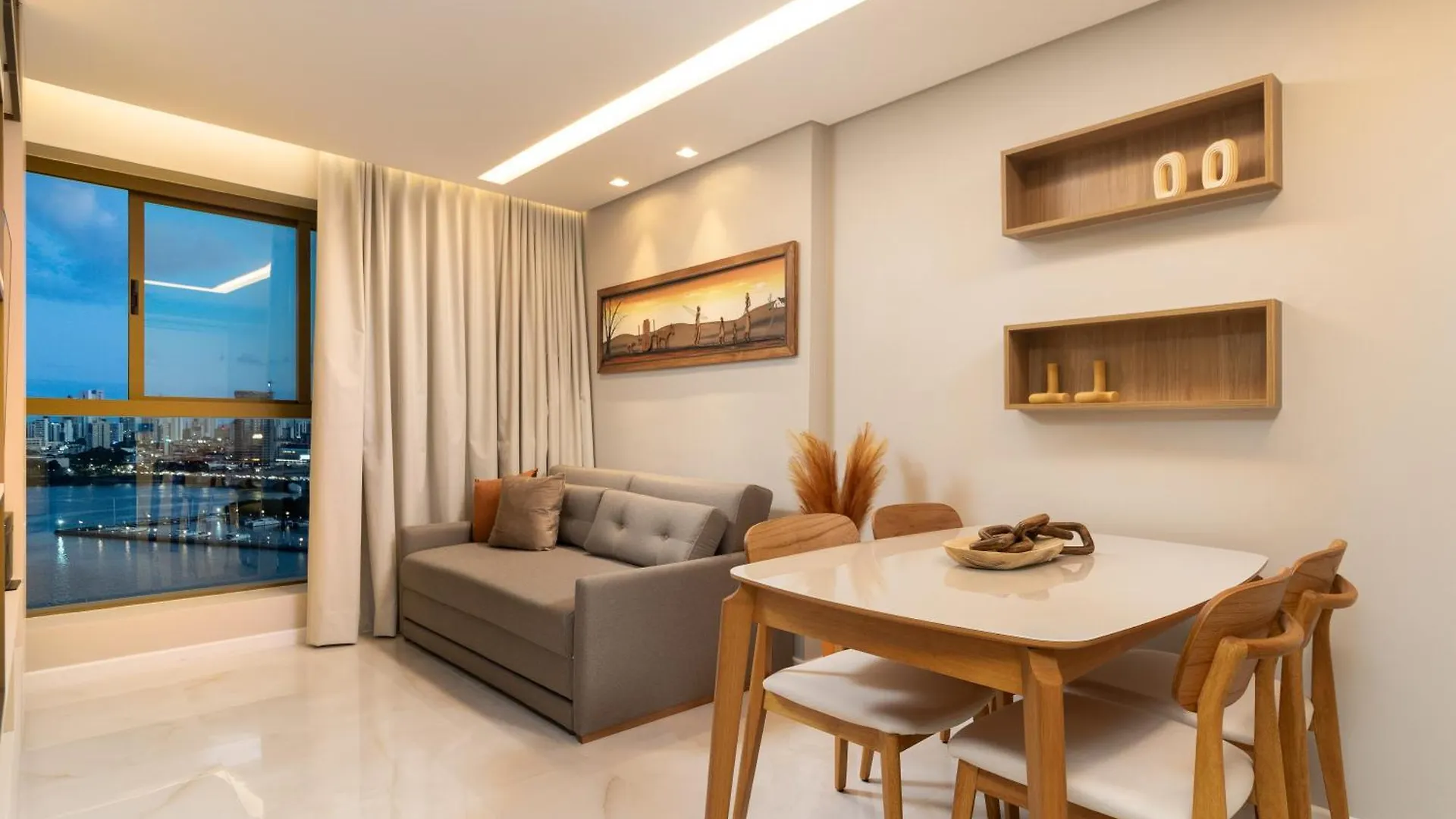 Апартаменты Flat Parque Do Cais Aconchegante Ресифи Бразилия